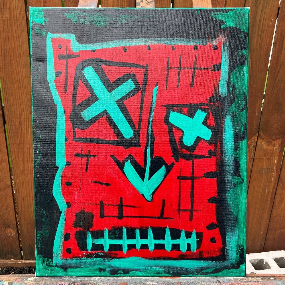 "Mark It" (Acrylic on Canvas)